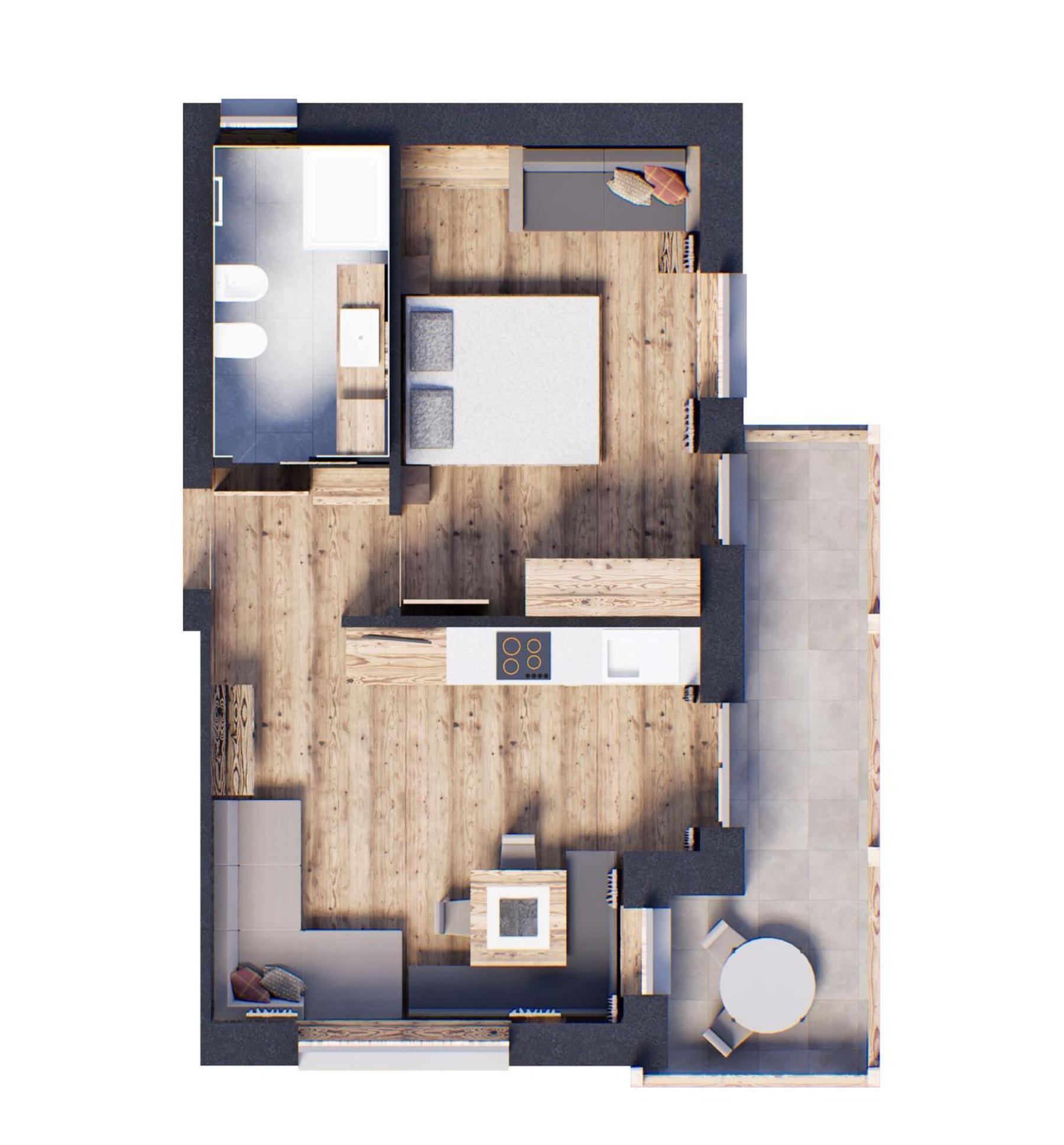 Apartments Burvel Селва ди Вал Гардена Стая снимка
